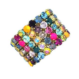 Olivia 5 strand Stretch Bracelet in Watermelon