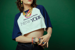 Mini Sofia Necklace in Opal POP