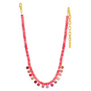 Bonnie Necklace in Dusty Rose