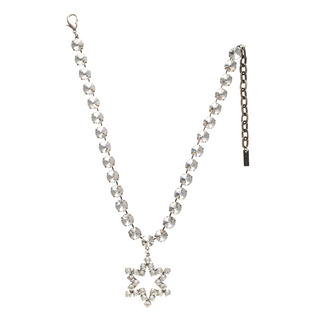 Star of David Necklace in Clear
