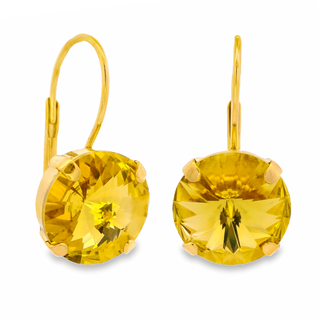Caitlin Small Round Earrings in Candy Crush