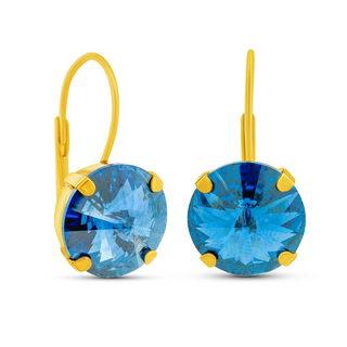 Caitlin Small Round Earrings in Candy Crush