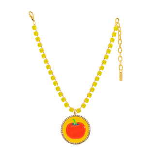 Candy Apple Necklace