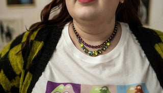 Sarina Necklace in Smutt