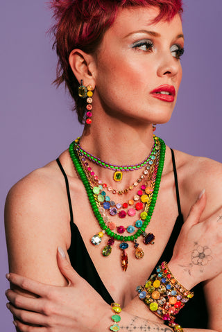 Mini Lilibet Single Earrings in Candy Crush