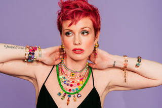 Mini Lilibet Single Earrings in Candy Crush