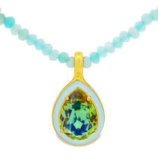 Dakota Necklace in Light Blue