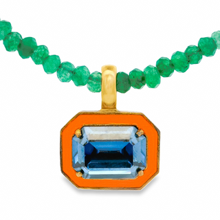 Dakota Necklace in Orange