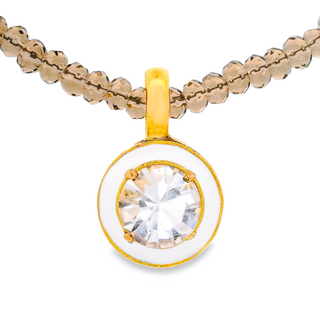 Dakota Necklace in White