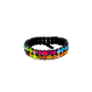 Mini bracelet extensible Olivia à 2 rangs