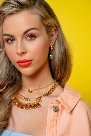 Mini Maisha Earrings in Watermelon