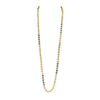 Vanessa Necklace in Aqua Champagne Mix