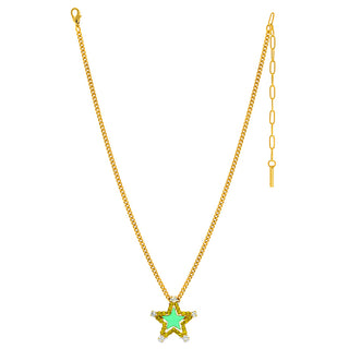 Sweet Star Necklace in Mint