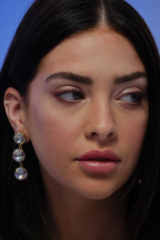 Dionne Earrings in Champagne