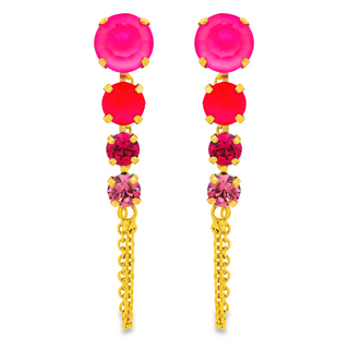 Gabrielle Earrings in Pinks