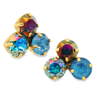 Boucles d'oreilles Ines en Métaux Mixtes