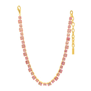 Jadia Necklace in Light Rose Glimmer