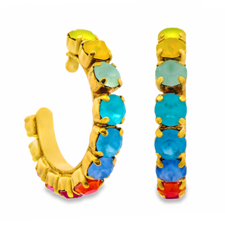 Boucles d'oreilles créoles Jubilé