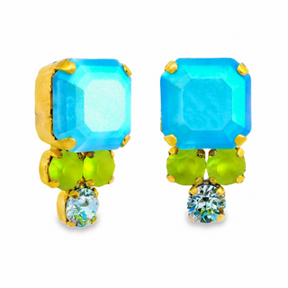 Lianne Earrings in Aquamarine Frost