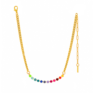 Mini Oakland Necklace in Candy Crush
