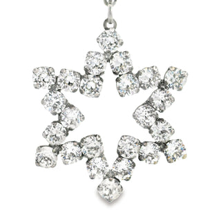 Star of David Necklace in Clear