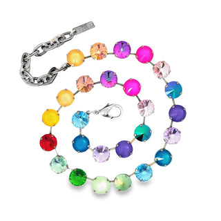 The Sofia Necklace in Watermelon Rainbow