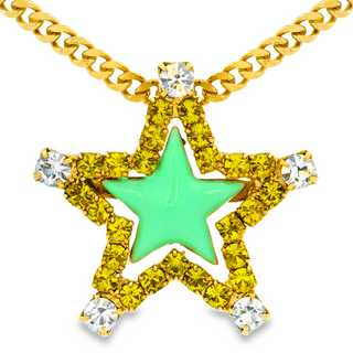 Sweet Star Necklace in Mint
