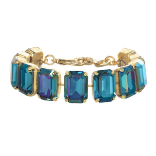 Milena Bracelet in Indicolite Lemon / Coated
