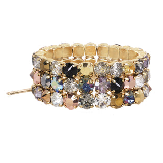 Olivia 3 Strand Stretch Bracelet in Metallics