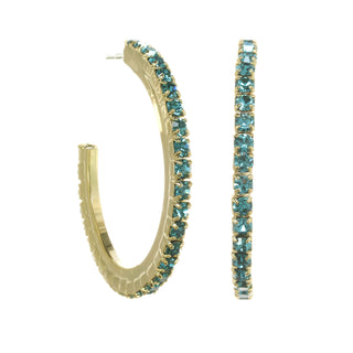 Slim Hoop Earrings in Earth, Wind & Fire