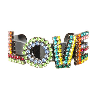 LA LA LOVE Cuff in Gunmetal