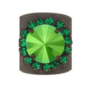 Jacci Ring in Smutt / Green Volcano