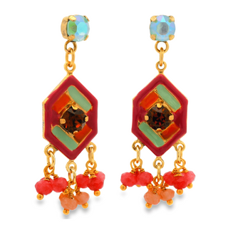 Boucles d'oreilles Mini Janie aux couleurs Triquetra