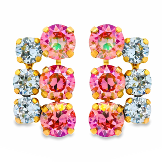 Zoe Earrings in Candy Crush