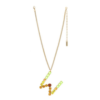 Monogram Necklace in Colors