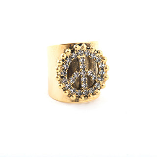 PEACE Out Ring Metallics