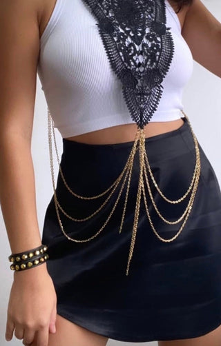 Nyon Bracelet in Smutt and Metallic Gold