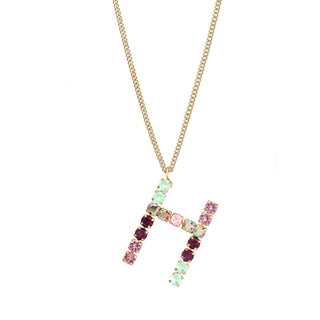 Monogram Necklace in Colors