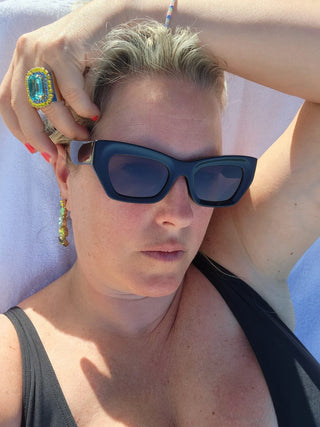 Raney Earrings in Antique Gold