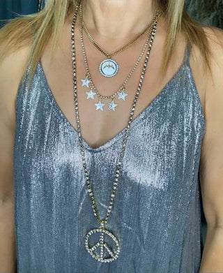 Woodstock Metallic Necklace