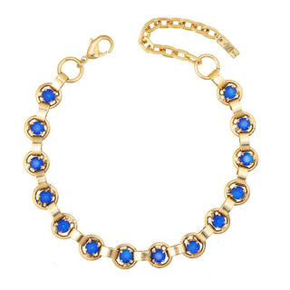 Collier à maillons aux couleurs électriques