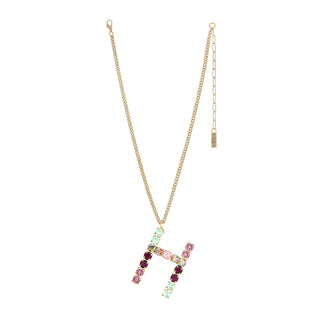 Monogram Necklace in Colors