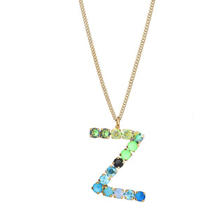 Monogram Necklace in Colors