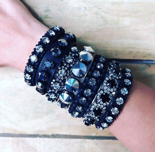 Keira Cuff in Antique Silver