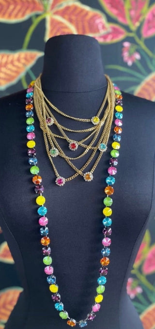 Neck Mess Necklace Rainbow