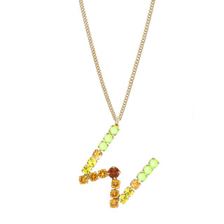 Monogram Necklace in Colors