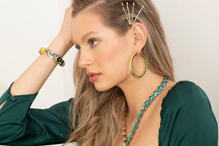 Keira Mixed Blues Cuff