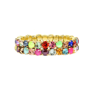 Mini bracelet extensible Olivia à 2 rangs