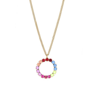 Monogram Necklace in Colors
