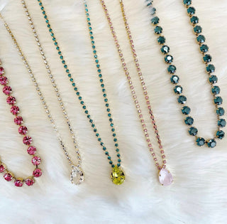 Oakland Necklace in Gold IN ALL THE COLORS